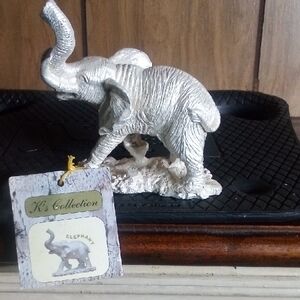 White Elephant Figurine